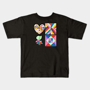 Quilts and colors galore Kids T-Shirt